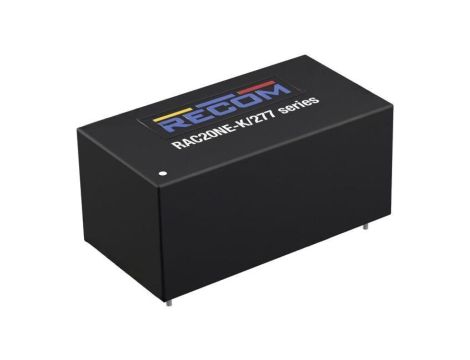 Przetwornica AC/DC, 20W, Uwyj: 12V DC, Iwyj: 1,667A, PCB, THT/ul, RAC20NE-12SK/277
