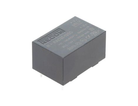 Przetwornica AC/DC, 2W, Uwyj: 12V DC, Iwyj: 0,167A, PCB, RAC02-12SC