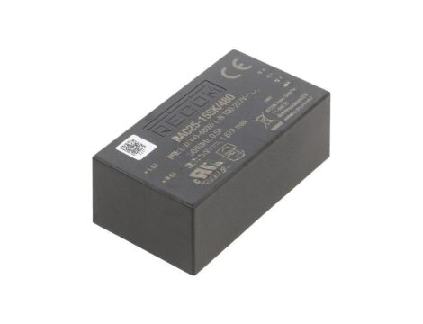 Przetwornica AC/DC, 25W, Uwyj: 15V DC, Iwyj: 1,67A, PCB, RAC25-15SK/480