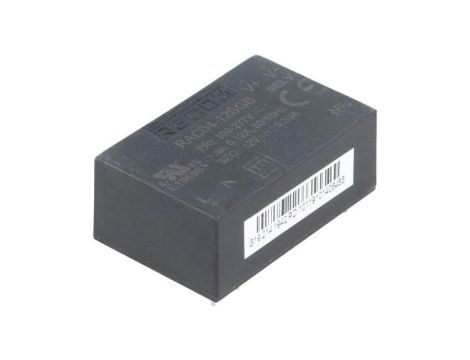 Przetwornica AC/DC, 4W, Uwyj: 12V DC, Iwyj: 0,33A, PCB, RAC04-12SGB