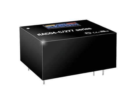Przetwornica AC/DC, 4W, Uwyj: 15V DC, Iwyj: 0,267A, PCB, RAC04-15SC/277-E