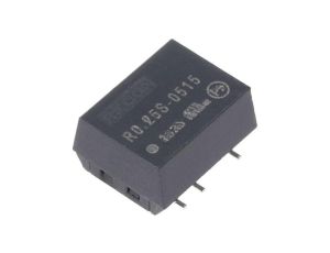Przetwornica DC/DC, 0,25W, Uwyj: 15V DC, Iwyj: 17mA, SMT, R0.25S-0515