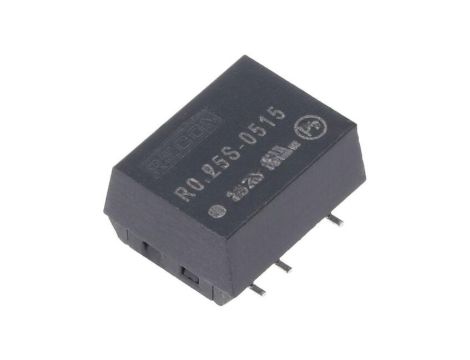 Przetwornica DC/DC, 0,25W, Uwyj: 15V DC, Iwyj: 17mA, SMT, R0.25S-0515