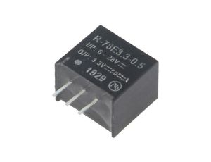 Przetwornica DC/DC, 1,65W, Uwyj: 3,3V DC, Iwyj: 0,5A, PCB, R-78E3.3-0.5
