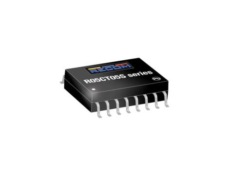 Przetwornica DC/DC, 0,5W, Uwyj: 3,3...5V DC, Iwyj: 0,2A, PCB, R05CT05S-CT