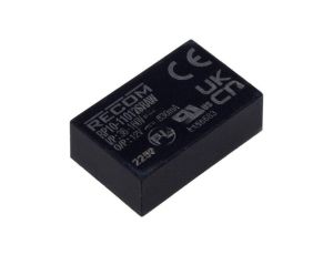 Przetwornica DC/DC, 10W, Uwyj: 12V DC, Iwyj: 0,83A, THT, RP10-11012SRAW