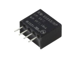 Przetwornica DC/DC, 0,25W, Uwyj: 5V DC, Iwyj: 50mA, THT, RM-0505S/HP