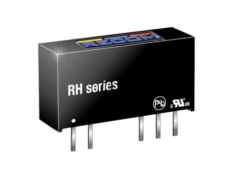 Przetwornica DC/DC, 1W, Uwyj: 12V DC, Uwyj 2: -12V DC, Iwyj: 42mA, Iwyj 2: 42mA, THT, RH-0512D