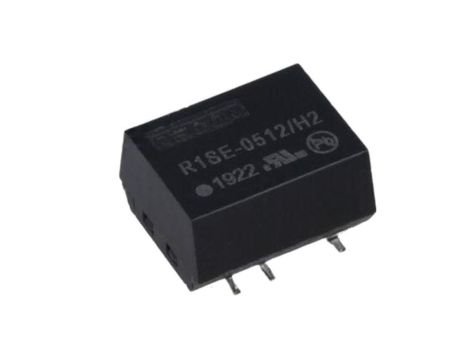 Przetwornica DC/DC, 1W, Uwyj: 12V DC, Iwyj: 84mA, SMT, R1SE-0512/H2-R