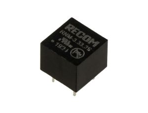 Przetwornica DC/DC, 1W, Uwyj: 3,3V DC, Iwyj: 0,303A, THT, RNM-3.33.3S