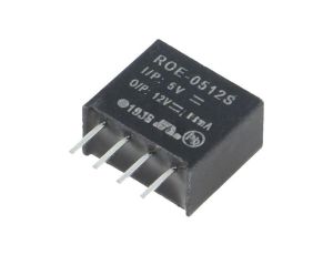 Przetwornica DC/DC, 1W, Uwyj: 12V DC, Iwyj: 84mA, THT, ROE-0512S