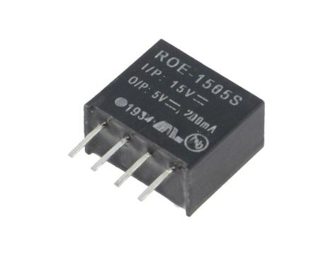 Przetwornica DC/DC, 1W, Uwyj: 5V DC, Iwyj: 0,2A, THT, ROE-1505S