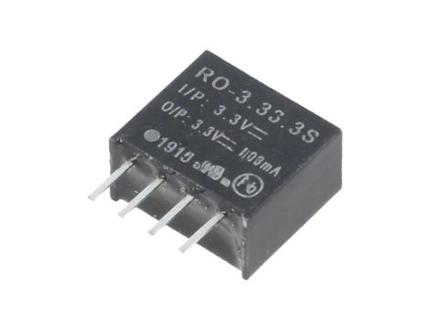 Przetwornica DC/DC, 1W, Uwyj: 3,3V DC, Iwyj: 0,303A, THT, RO-3.33.3S