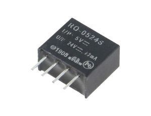Przetwornica DC/DC, 1W, Uwyj: 24V DC, Iwyj: 42mA, THT, RO-0524S
