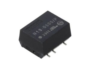 Przetwornica DC/DC, 1W, Uwyj: 5V DC, Iwyj: 0,2A, SMT, R1S-0505/P