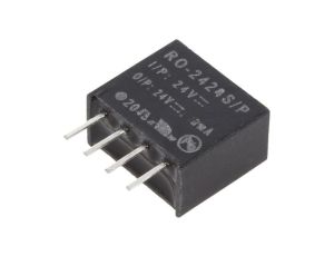 Przetwornica DC/DC, 1W, Uwyj: 24V DC, Iwyj: 42mA, THT, RO-2424S/P
