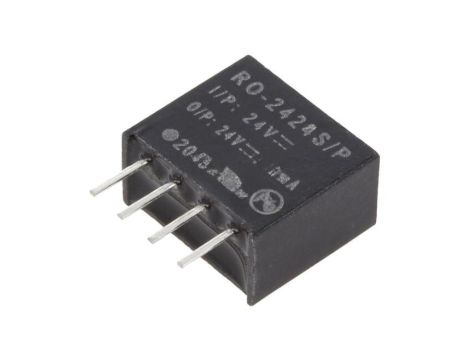 Przetwornica DC/DC, 1W, Uwyj: 24V DC, Iwyj: 42mA, THT, RO-2424S/P