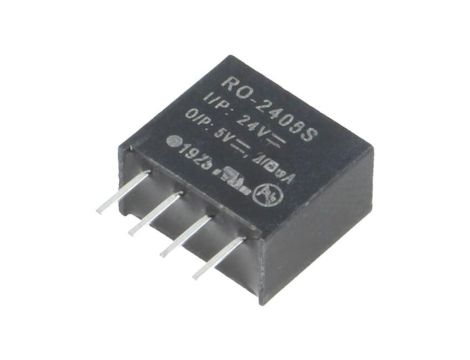 Przetwornica DC/DC, 1W, Uwyj: 5V DC, Iwyj: 0,2A, THT, RO-2405S