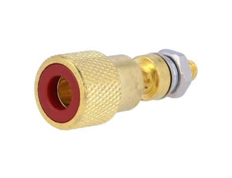 Złącze głośnikowe zacisk z gniazdem poprzecznym 4mm CL2160R TP/6 CS