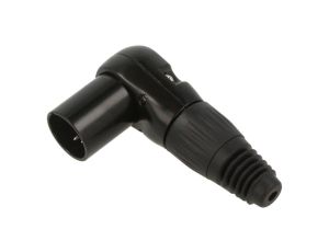 Złącze XLR wtyk męskie RAMP PIN: 4 kątowe 90 na przewód FC619304