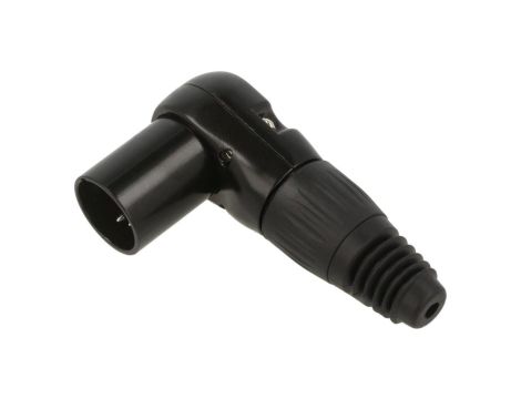 Złącze XLR wtyk męskie RAMP PIN: 4 kątowe 90 na przewód FC619304