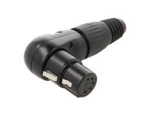 Złącze XLR wtyk żeńskie RAMP PIN: 5 kątowe 90 na przewód FC619315