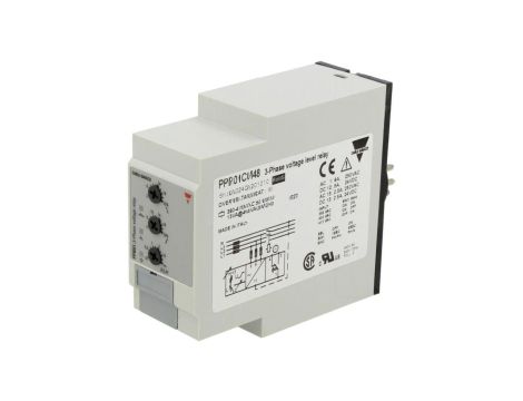 Przekaźnik nadzorczy napięcia podstawka PPB SPDT IP20 PPB01CM48