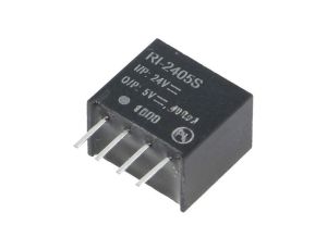 Przetwornica DC/DC, 2W, Uwej: 21,6...26,4VDC, Uwyj: 5VDC, 0,4A, THT, RI-2405S