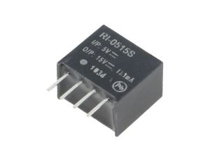 Przetwornica DC/DC, 2W, Uwej: 4,5...5,5VDC, Uwyj: 15VDC, 0,133A, THT, RI-0515S