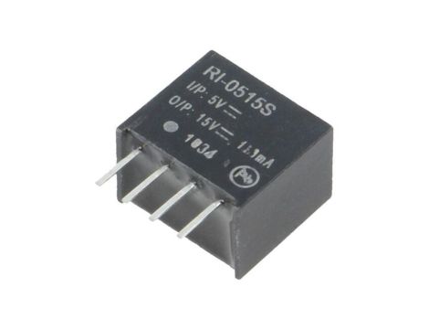 Przetwornica DC/DC, 2W, Uwej: 4,5...5,5VDC, Uwyj: 15VDC, 0,133A, THT, RI-0515S