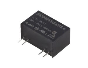 Przetwornica DC/DC, 2W, Uwej: 4,5...5,5VDC, Uwyj: 5VDC, 0,4A, THT, R05P205S/X2/R6.4