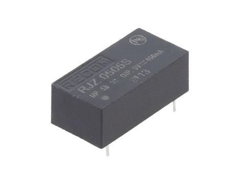 Przetwornica DC/DC, 2W, Uwej: 4,5...5,5VDC, Uwyj: 5VDC, 0,4A, THT, RJZ-0505S