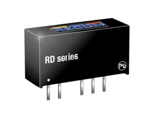 Przetwornica DC/DC, 2W, Uwej: 4,5...5,5VDC, Uwyj: 5VDC, Uwyj 2: -5VDC, 0,2A, THT, RD-0505D