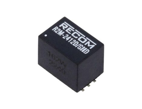 Przetwornica DC/DC, 2W, Uwej: 9...36VDC, Uwyj: 12VDC, Uwyj 2: 12VDC, 83mA, SMT, R2M-2412D/SMD