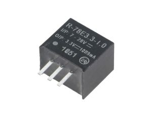 Przetwornica DC/DC, 3,3W, Uwej: 7...28VDC, Uwyj: 3,3VDC, 1A, PCB, R-78E3.3-1.0