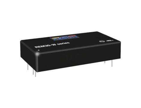 Przetwornica DC/DC, 30W, Uwej: 18...75VDC, Uwyj: 24VDC, 1,25A, THT, REM30-4824SW