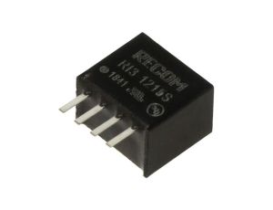 Przetwornica DC/DC, 3W, Uwej: 10,8...13,2VDC, Uwyj: 15VDC, 0,2A, THT, RI3-1215S
