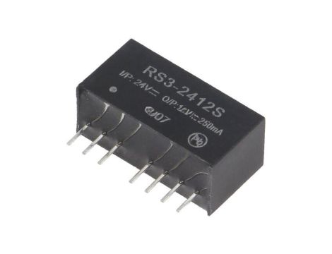 Przetwornica DC/DC, 3W, Uwej: 18...36VDC, Uwyj: 12VDC, 0,25A, THT, RS3-2412S
