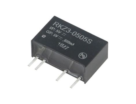 Przetwornica DC/DC, 3W, Uwej: 4,5...5,5VDC, Uwyj: 5VDC, 0,6A, THT, RKZ3-0505S