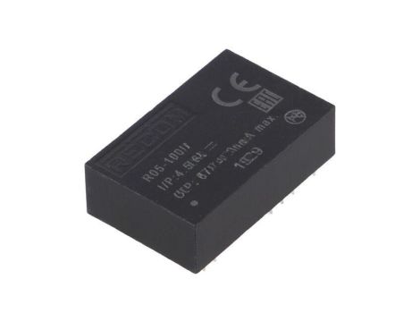 Przetwornica DC/DC, 3W, Uwej: 4,5...6VDC, Uwyj: 41...120VDC, THT, R05-100B