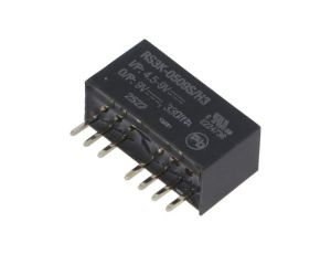 Przetwornica DC/DC, 3W, Uwej: 4,5...9VDC, Uwyj: 9VDC, 0,33A, THT, RS3K-0509S/H3