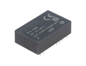 Przetwornica DC/DC, 5W, Uwej: 10...14VDC, Uwyj: 92...200VDC, THT, R12-150B