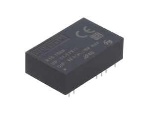 Przetwornica DC/DC, 5W, Uwej: 14...17VDC, Uwyj: 59...130VDC, THT, R15-100B