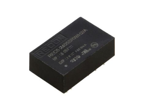 Przetwornica DC/DC, 5W, Uwej: 18...36VDC, Uwyj: 5VDC, 1A, THT, REC5-2405SRW/H2/A