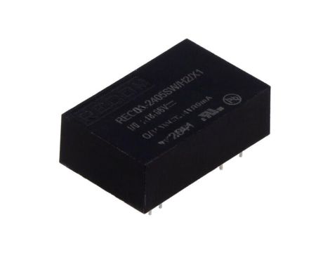 Przetwornica DC/DC, 5W, Uwej: 18...36VDC, Uwyj: 5VDC, 1A, THT, REC5A-2405SW/H2/X1