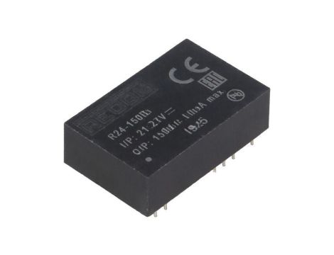Przetwornica DC/DC, 5W, Uwej: 21...27VDC, Uwyj: 92...200VDC, THT, R24-150B