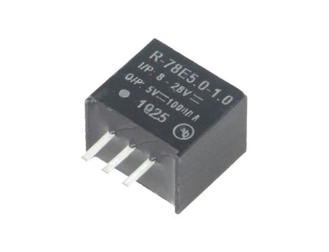 Przetwornica DC/DC, 5W, Uwej: 8...28VDC, Uwyj: 5VDC, 1A, PCB, R-78E5.0-1.0