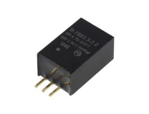 Przetwornica DC/DC, 6,6W, Uwej: 4,75...32VDC, Uwyj: 3,3VDC, 2A, PCB, R-78B3.3-2.0