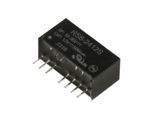 Przetwornica DC/DC, 6W, Uwej: 18...36VDC, Uwyj: 12VDC, 0,5A, THT, RS6-2412S