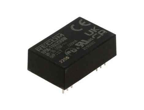 Przetwornica DC/DC, 6W, Uwej: 36...160VDC, Uwyj: 12VDC, 0,5A, THT, RP06-11012SRAW